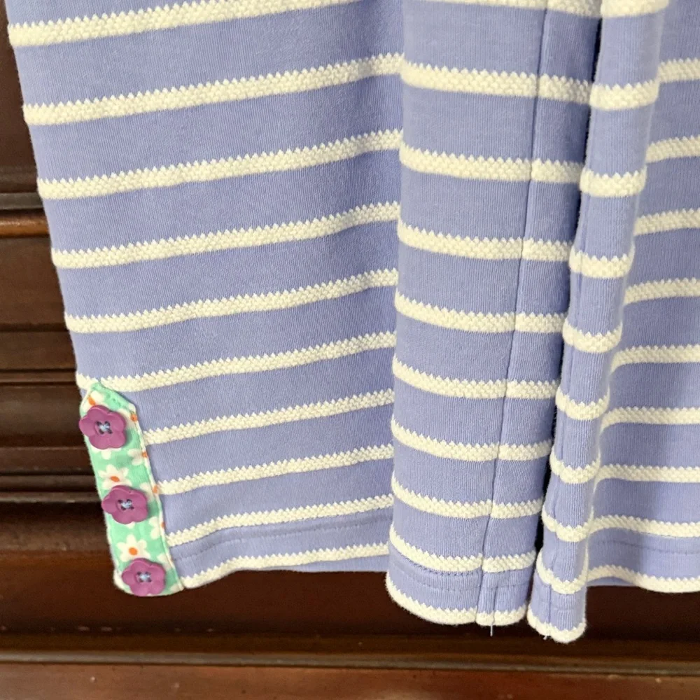 Matilda Jane Lilac Stripe Knit Crop Pants Girls 4